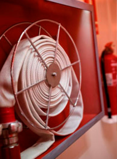 Equipamentos para combate a Incêndio na J.O. Acabamentos